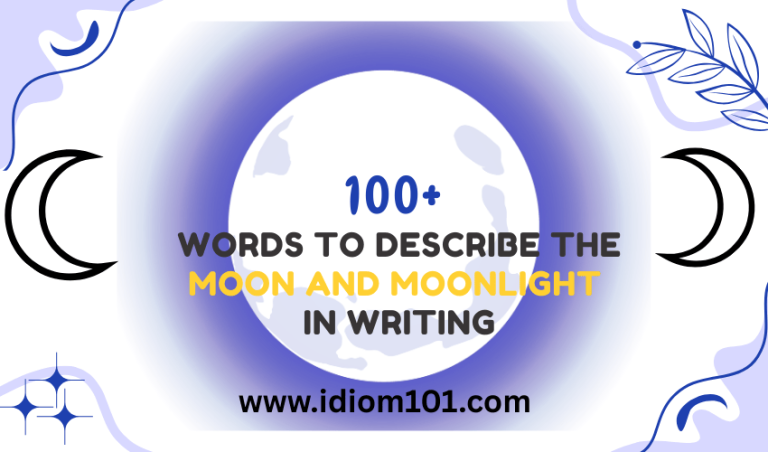 100+ Words to Describe the Moon and Moonlight in Writing