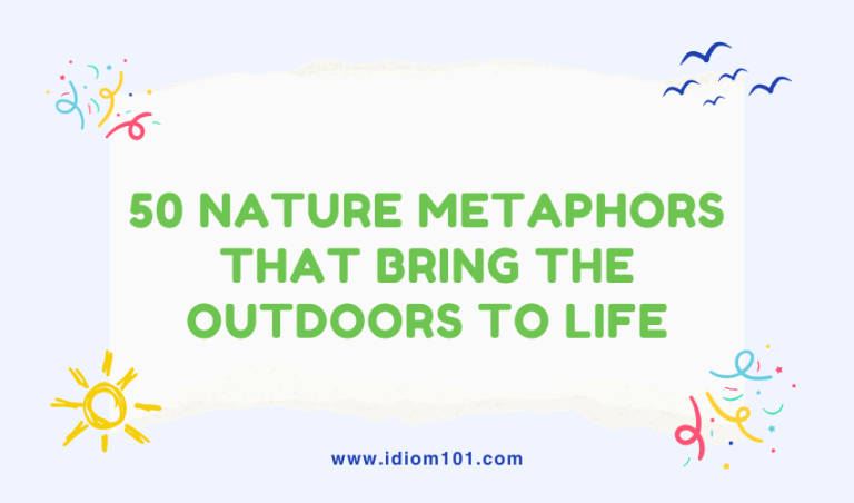 50 Nature Metaphors That Bring the Outdoors to Life