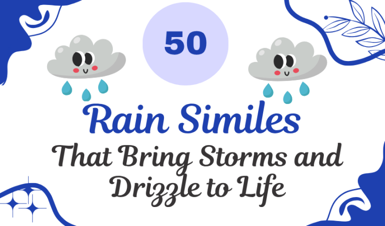 50 Rain Similes That Bring Storms and Drizzle to Life