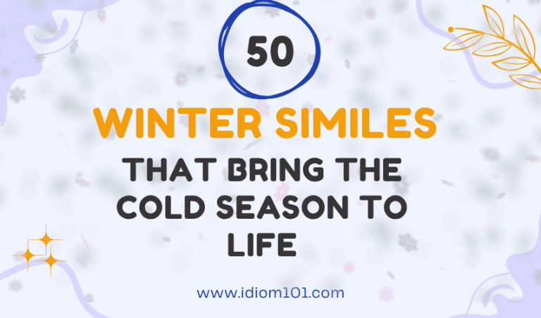 50 Winter Similes That Bring the Cold Season to Life