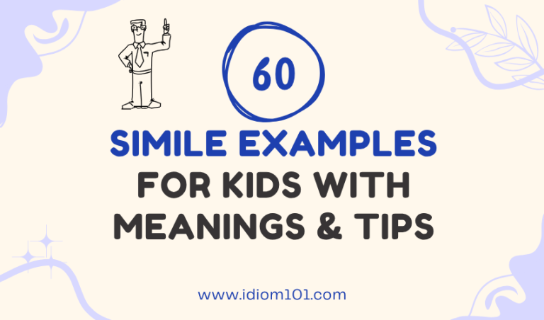 60 Simile Examples for Kids With Meanings & Tips