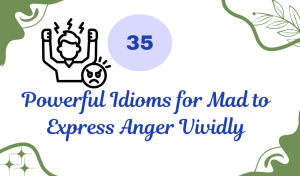 35 Powerful Idioms for Mad to Express Anger Vividly