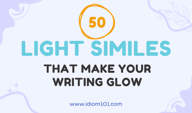 50 Light Similes That Make Your Writing Glow