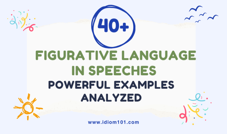 Figurative Language in Speeches 40+ Powerful Examples Analyzed
