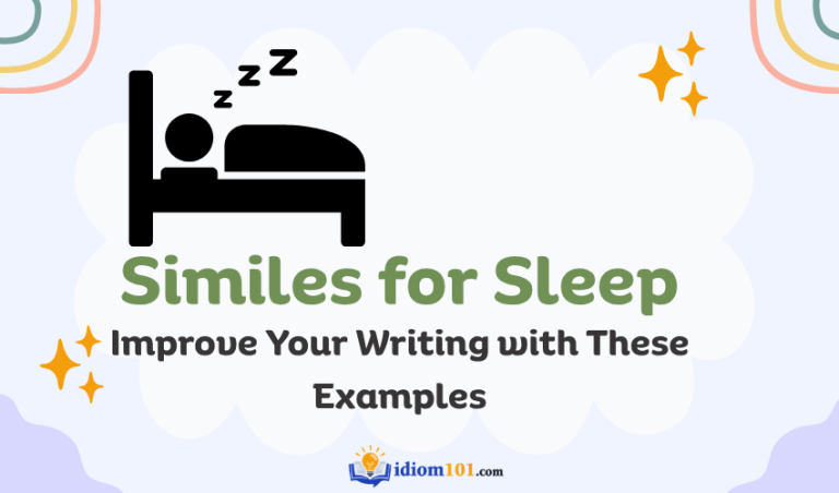 Similes for Sleep Improve Your Writing with These Examples