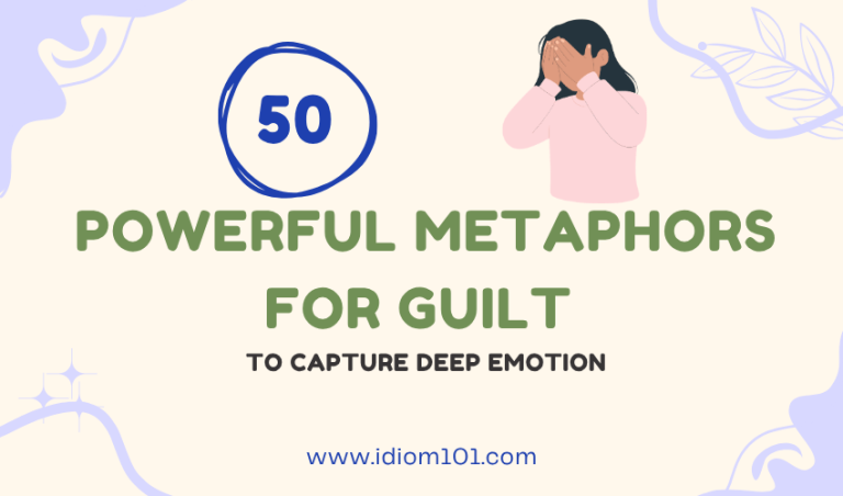 50 Powerful Metaphors for Guilt to Capture Deep Emotion